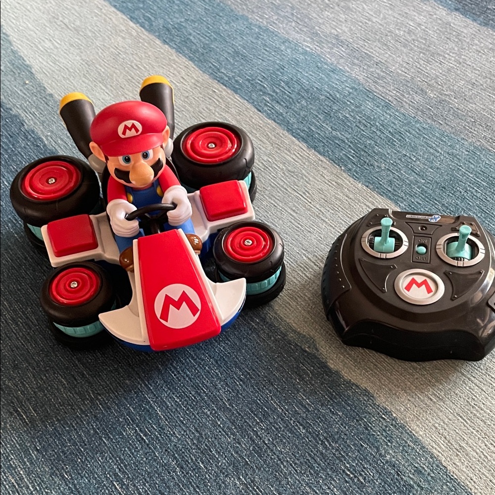 Mario Kart Remote Control Car - Red and Black